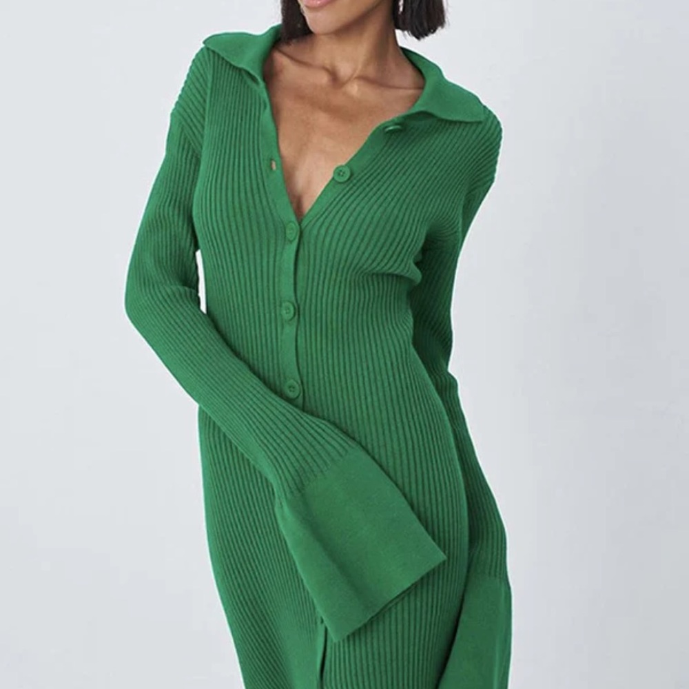 Maxi Green dress